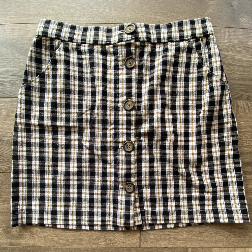 Hollister Plaid Mini Skirt